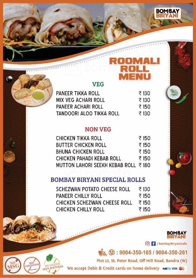Bombay Biryani - Hill Road - Bandra West - Mumbai image 1